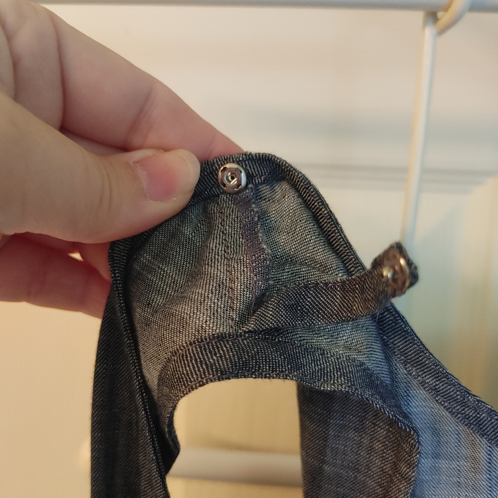 Blue Sleeveless Dress - Picture 6 of 7